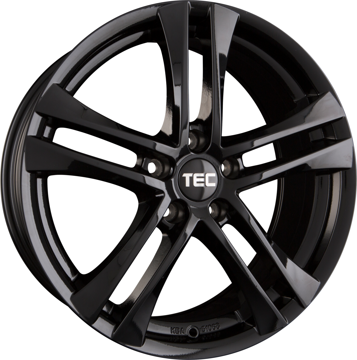 TEC Speedwheels AS4 EVO black glossy Alufelge 8x19 Zoll ET35 LK 5x120 ML72.6 – Bild 4