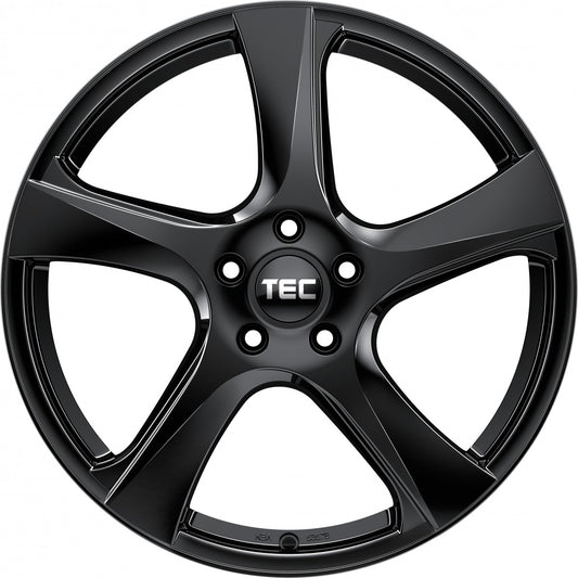TEC Speedwheels AS5 black glossy 7x17 ET18 - LK4/108 ML65.1