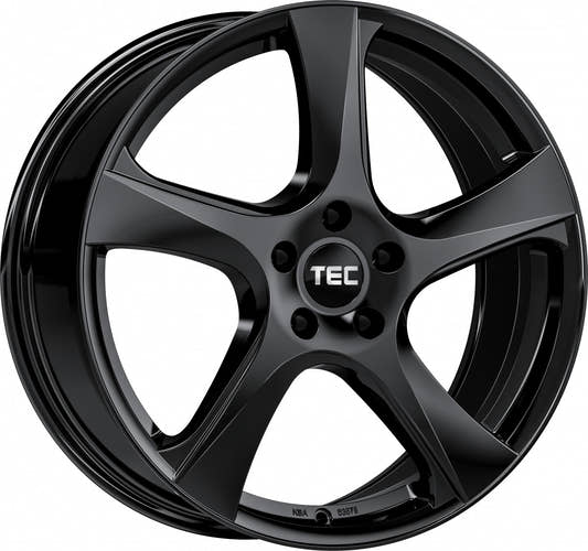 TEC Speedwheels AS5 black glossy 7x17 ET40 - LK5/110 ML65.1