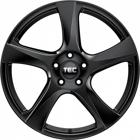 TEC Speedwheels AS5 black glossy 7x17 ET40 - LK5/110 ML65.1