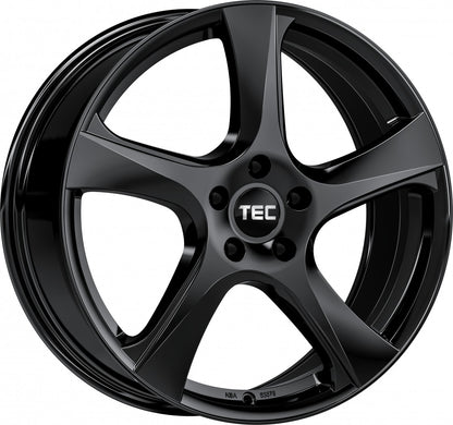TEC Speedwheels AS5 black glossy 7.5x18 ET33 - LK5/112 ML72.5