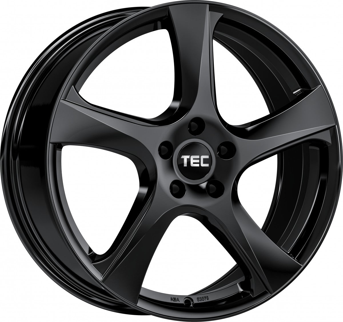 TEC Speedwheels AS5 black glossy 7.5x18 ET48 - LK5/114.3 ML72.5
