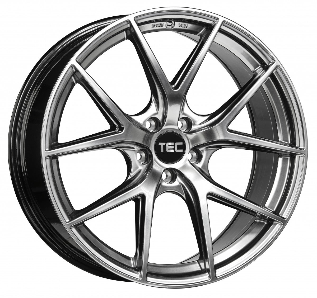TEC Speedwheels GT6 EVO hyper-black 8x19 ET45 - LK5/108 ML63.4