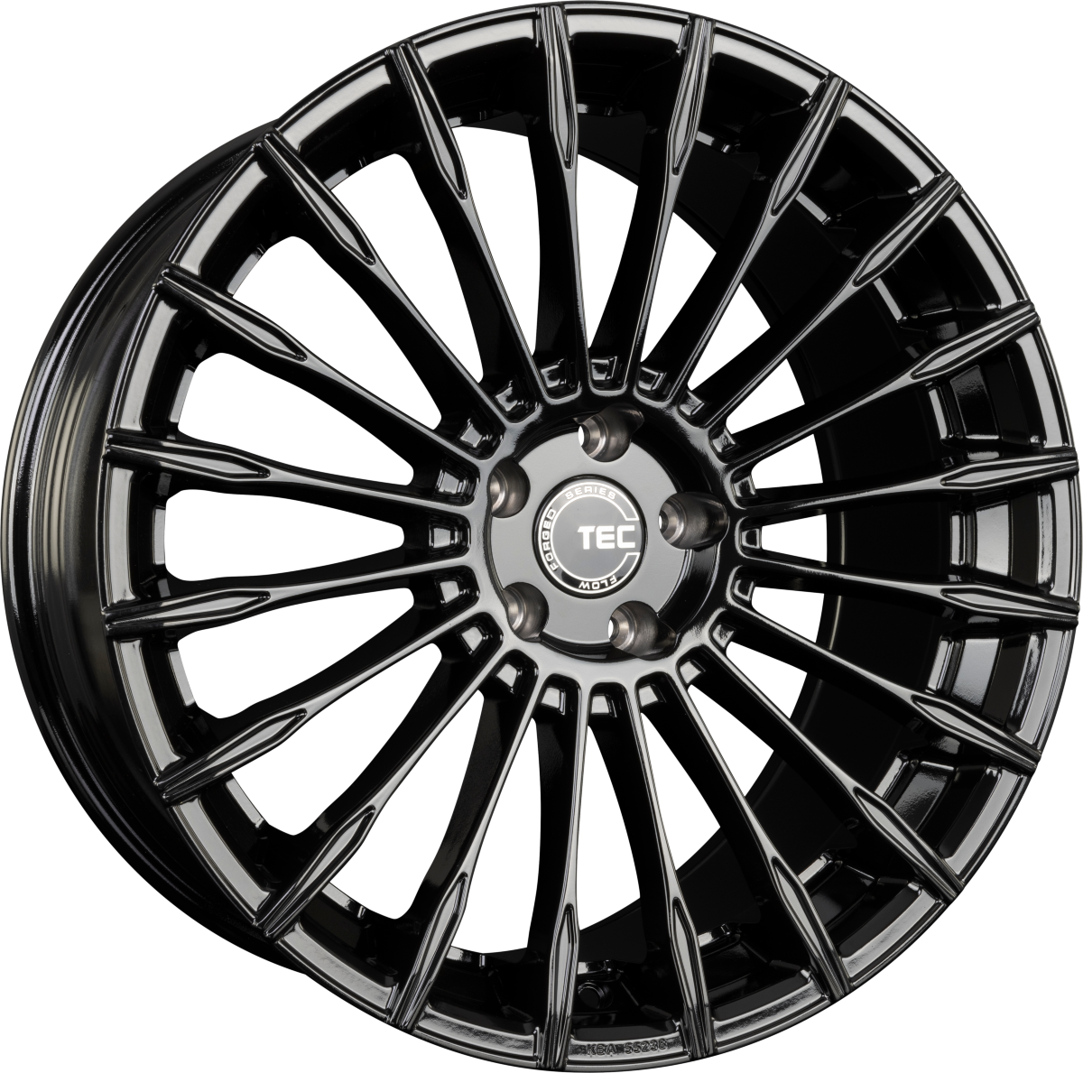 TEC Speedwheels GT5 schwarz-glanz Alufelge 8.5x20 Zoll ET25 LK 5x112 ML66.6 – Bild 4