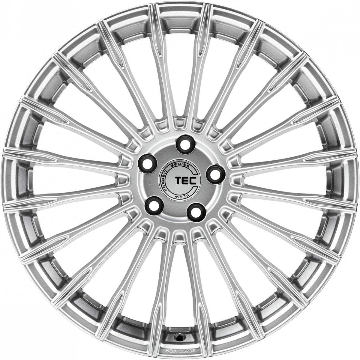 TEC Speedwheels GT5 hyper-silber 9x19 ET40 - LK5/112 ML66.6
