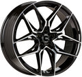 TEC Speedwheels GT9 schwarz-glanz-frontpoliert Alufelge 8x19 Zoll ET27 LK 5x112 ML66.6