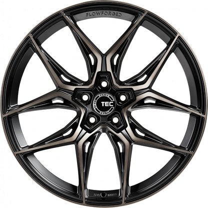 TEC Speedwheels GT9 schwarz-matt-frontpoliert shadow edition Alufelge 9.5x20 Zoll ET42 LK 5x112 ML66.6 – Bild 2