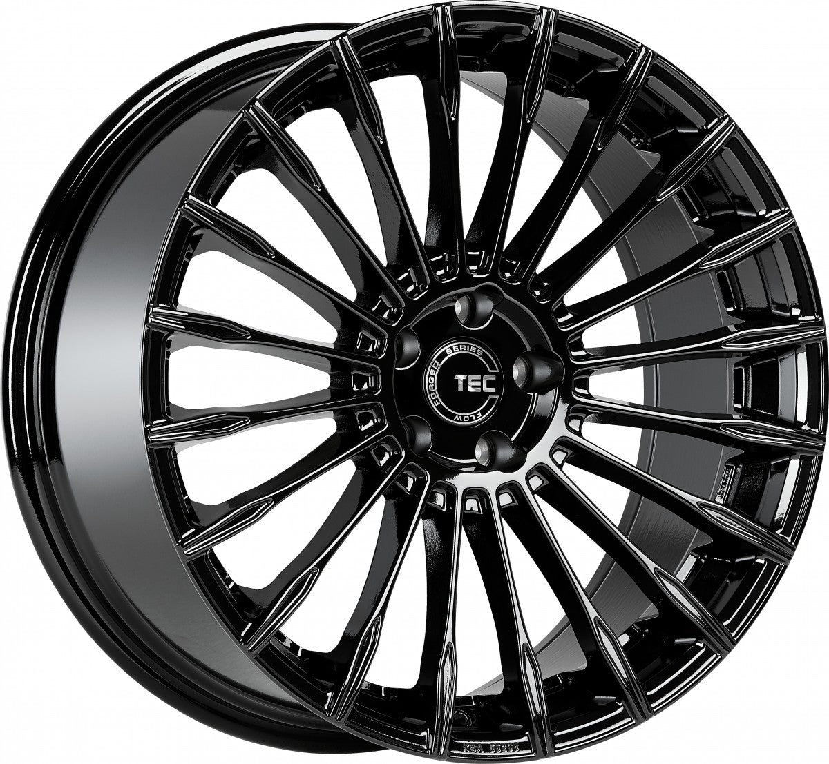 TEC Speedwheels GT5 schwarz-glanz Alufelge 9.5x21 Zoll ET20 LK 5x112 ML66.6
