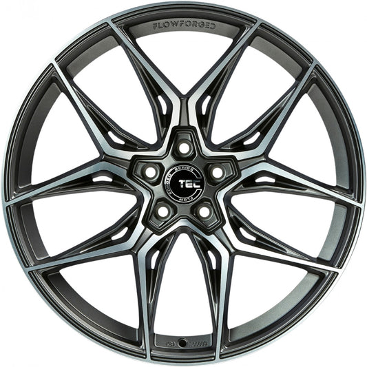 TEC Speedwheels GT9 gun metal-matt-frontpoliert Alufelge 8x19 Zoll ET27 LK 5x112 ML66.6 – Bild 2