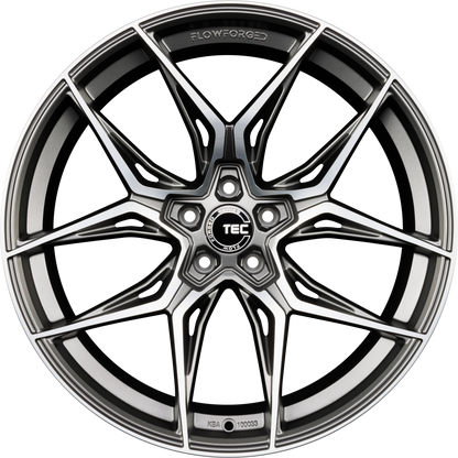 TEC Speedwheels GT9 gun metal-matt-frontpoliert Alufelge 9x19 Zoll ET25 LK 5x112 ML66.6 – Bild 3