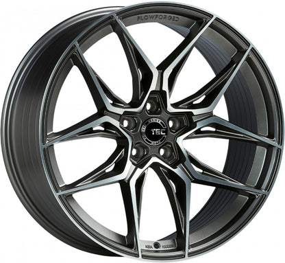 TEC Speedwheels GT9 gun metal-matt-frontpoliert Alufelge 8.5x20 Zoll ET35 LK 5x112 ML66.6