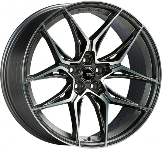 TEC Speedwheels GT9 gun metal-matt-frontpoliert Alufelge 9.5x20 Zoll ET42 LK 5x112 ML66.6