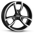 Oxxo Trias matt black / polished Alufelge 5x15 Zoll ET20 LK 3x112 ML57.1