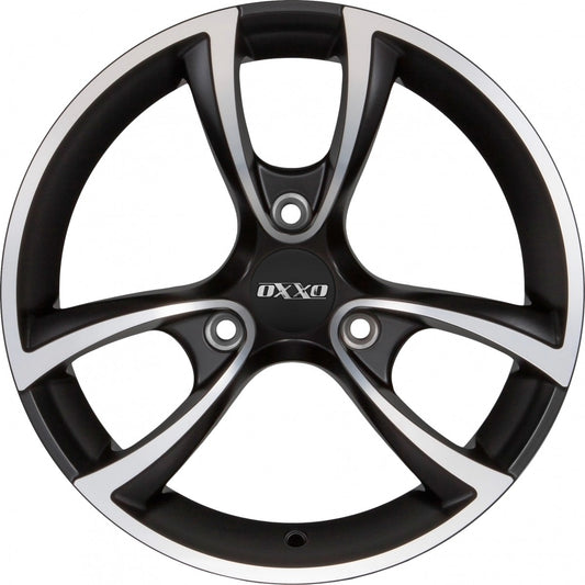 Oxxo Trias matt black / polished 5x15 ET20 - LK3/112 ML57.1