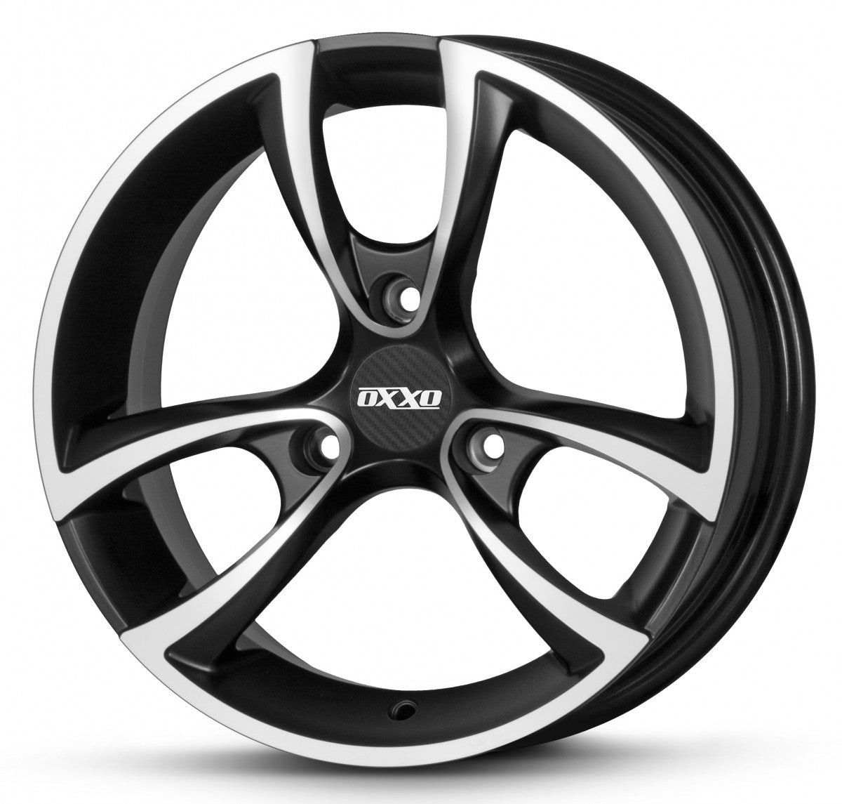 Oxxo Trias matt black / polished 5x15 ET20 - LK3/112 ML57.1