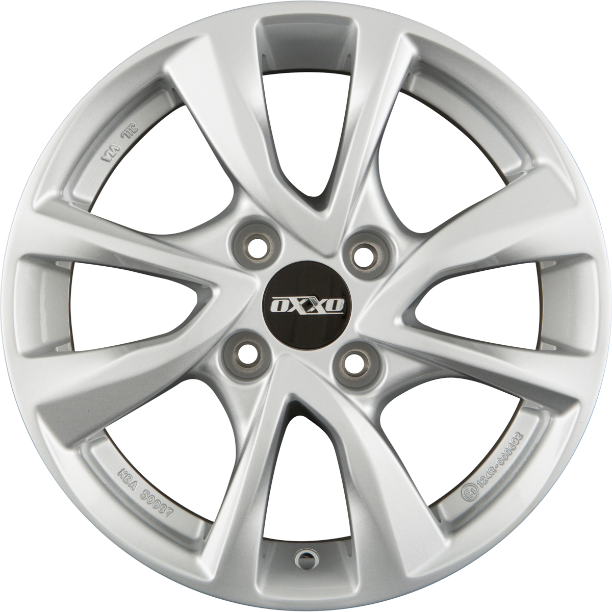 Oxxo Oberon 4 silver Alufelge 6.5x15 Zoll ET27 LK 4x108 ML65.1 – Bild 7