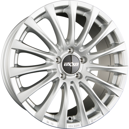 Oxxo Elan silver Alufelge 8.5x18 Zoll ET34.5 LK 5x112 ML66.6 – Bild 7
