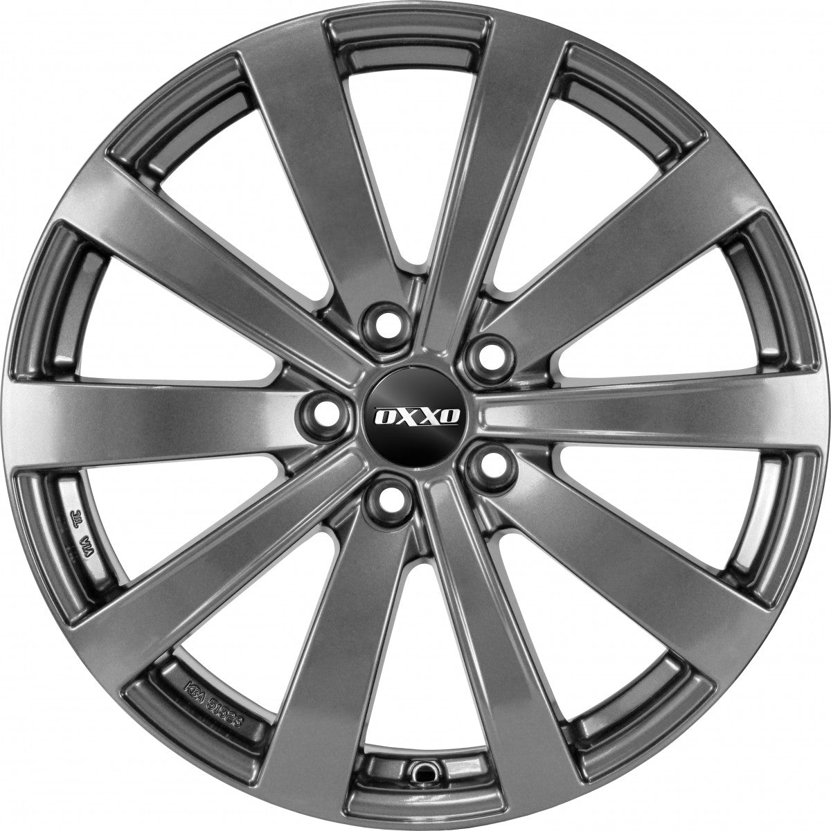 Oxxo Sentinel gunmetal 8x18 ET45 - LK5/112 ML66.6