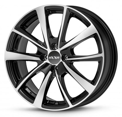 Oxxo Vidorra black / polished 7.5x19 ET38 - LK5/114.3 ML72.6