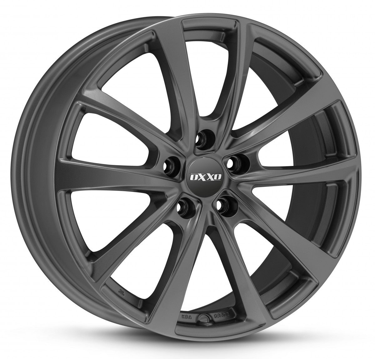 Oxxo Vidorra gunmetal Alufelge 7x17 Zoll ET38 LK 4x100 ML63.4