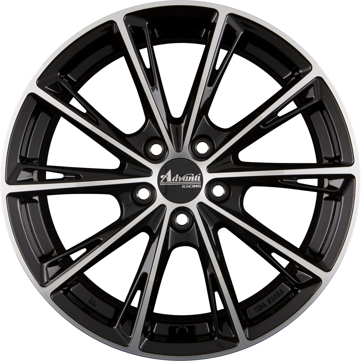 Oxxo Predator black polished Alufelge 7.5x17 Zoll ET40 LK 5x100 ML63.4 – Bild 3