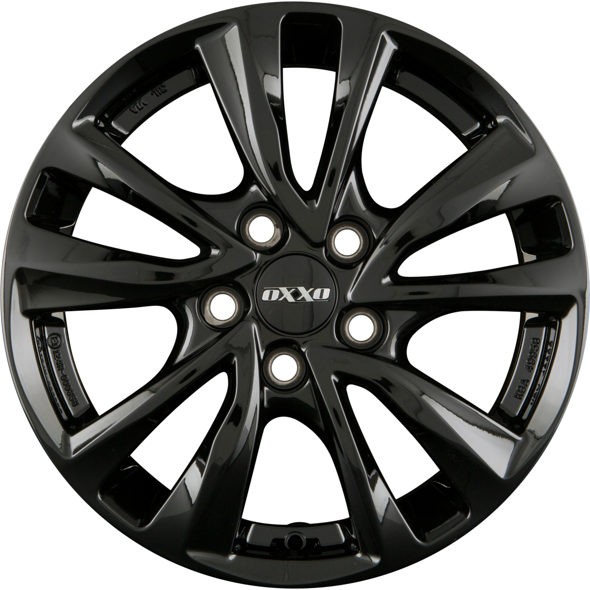 Oxxo Oberon 5 black Alufelge 7x17 Zoll ET41 LK 5x110 ML65.1 – Bild 4