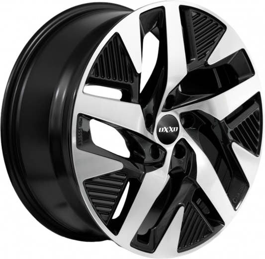 Oxxo Pulse EV black / polished 7.5x19 ET46 - LK5/114.3 ML66.1