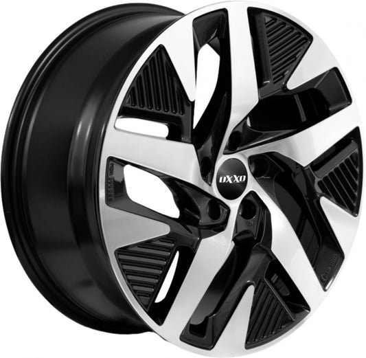 Oxxo Pulse EV black / polished 8x19 ET50 - LK5/108 ML63.4