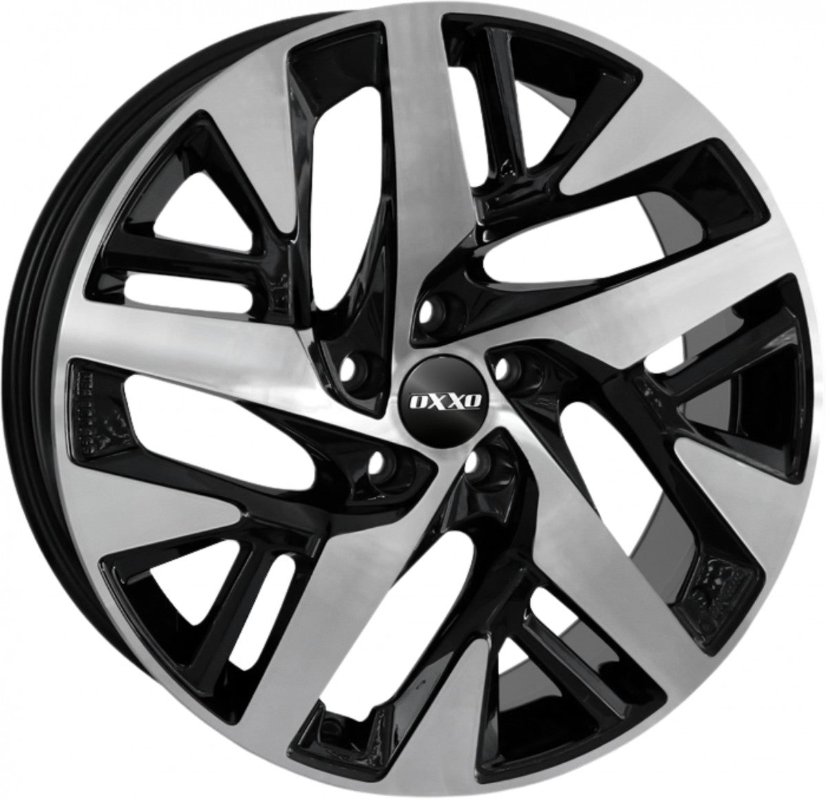 Oxxo Pulse Pro black / polished 8x19 ET30 - LK5/112 ML60.1