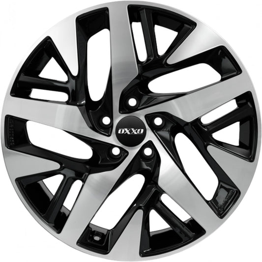 Oxxo Pulse Pro black / polished 8x19 ET44 - LK5/112 ML66.6