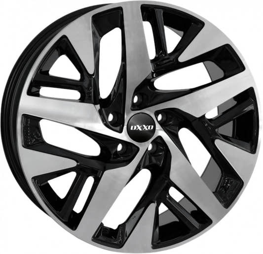 Oxxo Pulse Pro black / polished Alufelge 7.5x19 Zoll ET43.5 LK 5x108 ML63.4