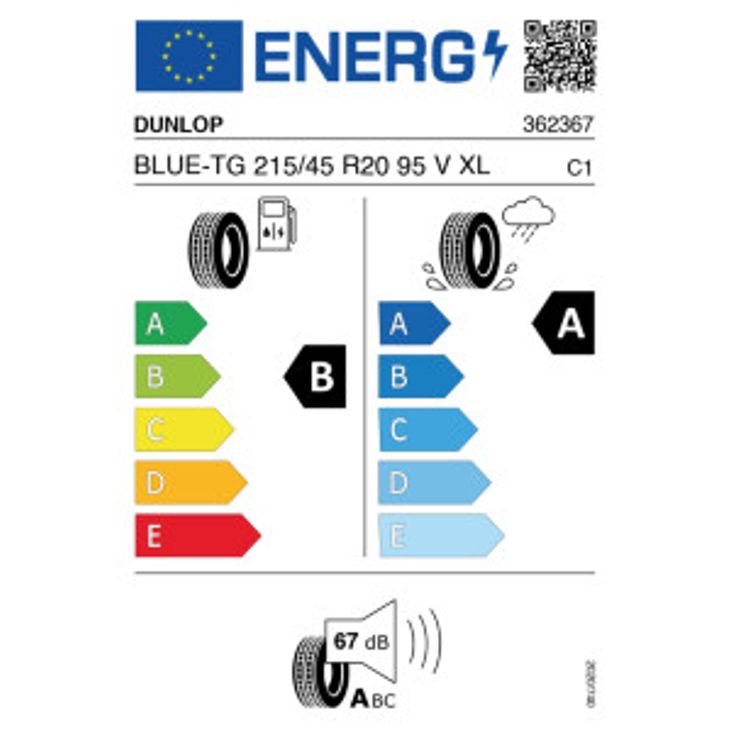 Dunlop Blue Response TG XL 215/45 R20 95V – Bild 2