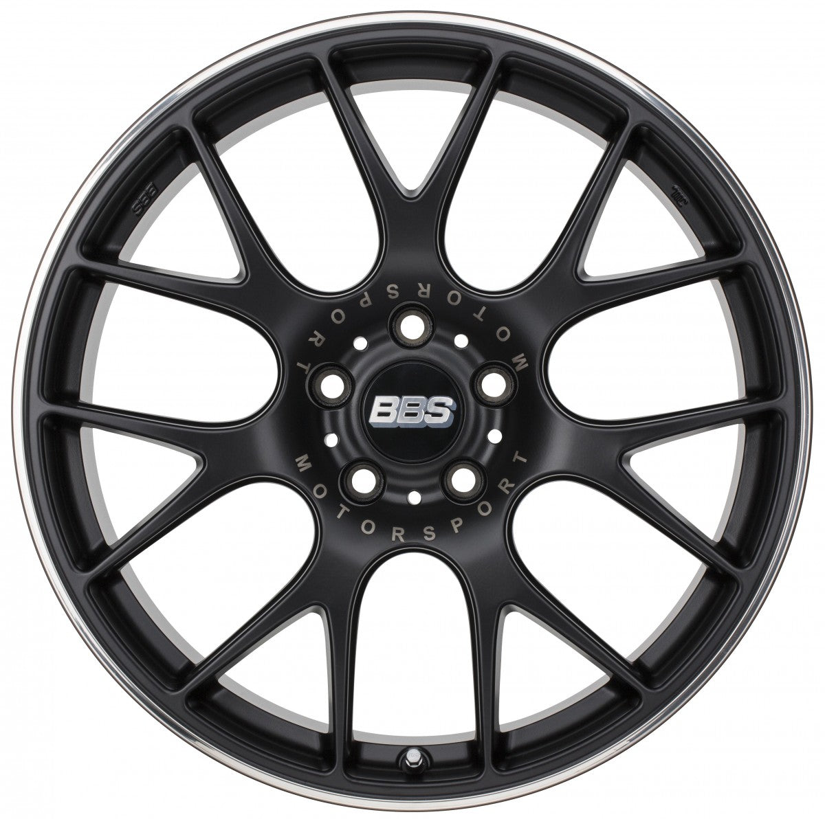 BBS CH-R schwarz matt Alufelge 8.5x19 Zoll ET48 LK 5x112 ML82 – Bild 2