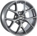 BBS SR himalaya-grau matt 7x16 ET45 - LK5/108 ML70