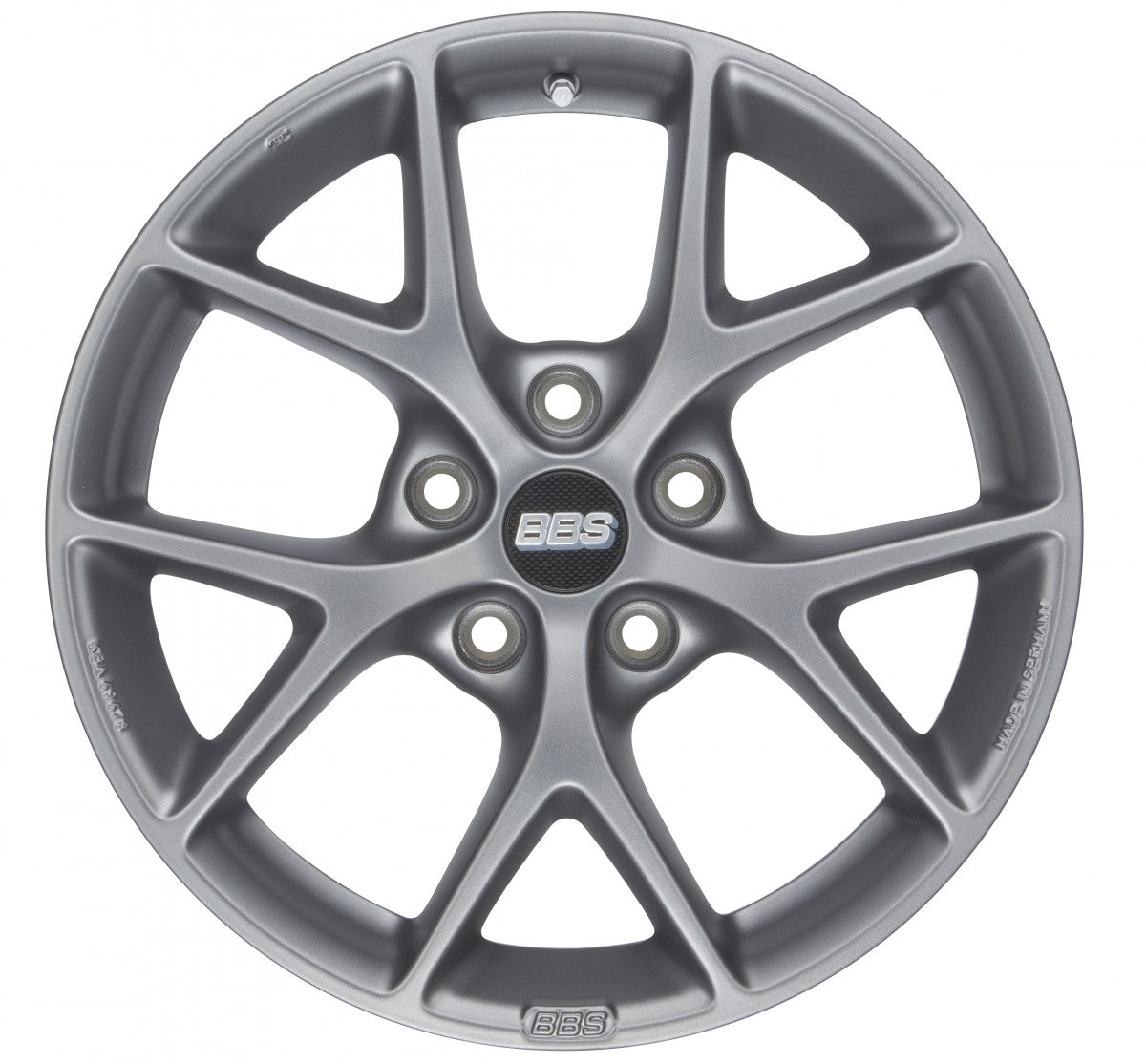 BBS SR himalaya-grau matt Alufelge 8x18 Zoll ET50 LK 5x114.3 ML82 – Bild 2