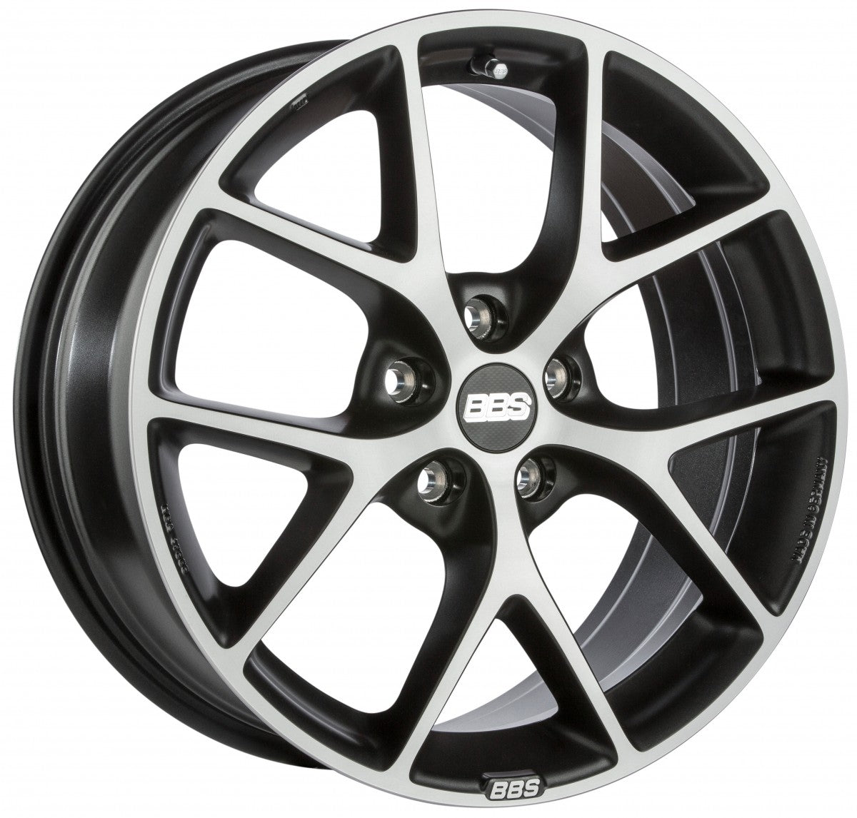 BBS SR vulcano grau diamantgedreht 8x17 ET42 - LK5/112 ML82