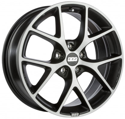 BBS SR vulcano grau diamantgedreht 8x17 ET42 - LK5/112 ML82