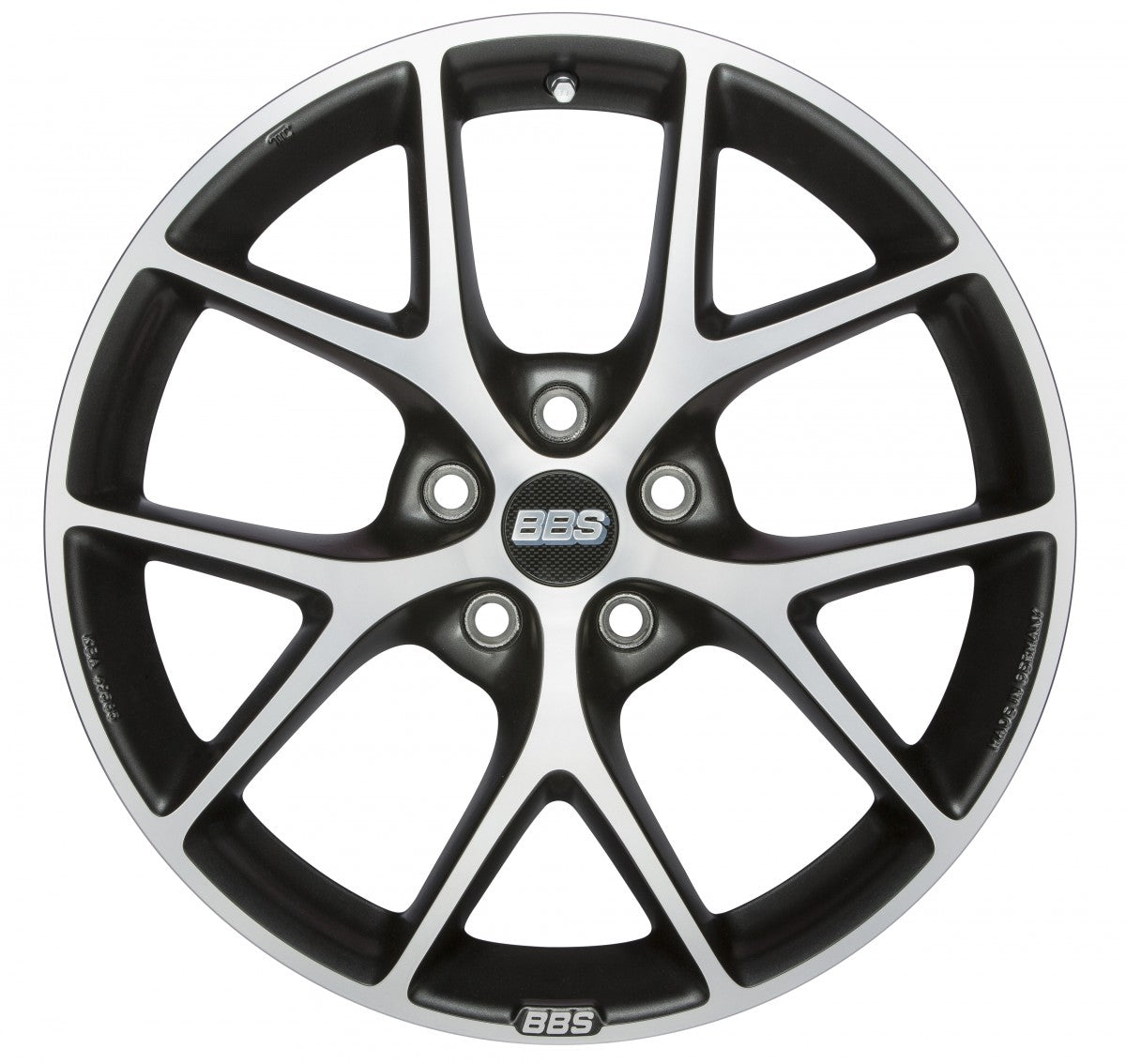 BBS SR vulcano grau diamantgedreht 7.5x17 ET35 - LK5/112 ML82