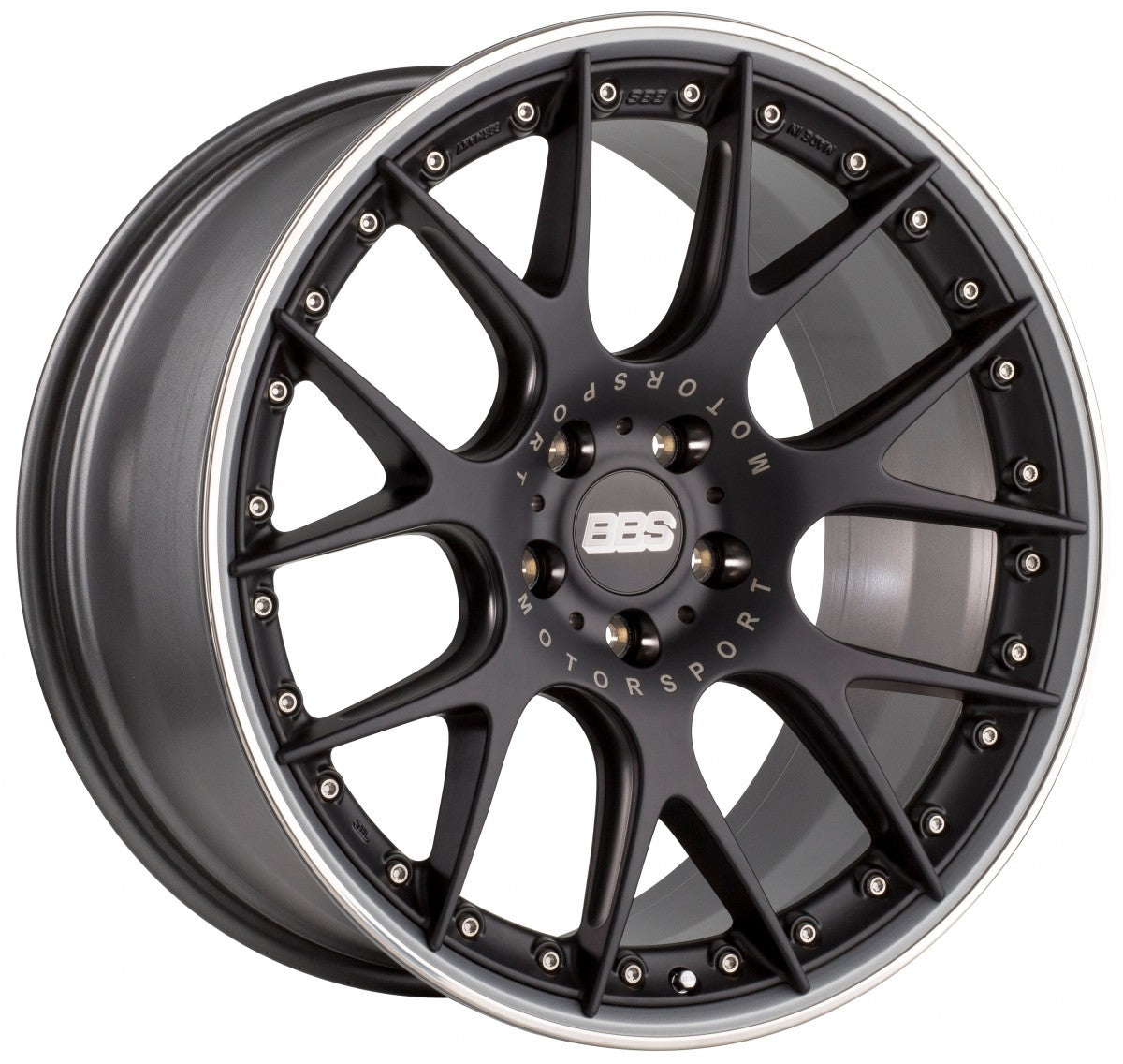 BBS CH-RII schwarz matt 10.5x21 ET17 - LK5/112 ML66.5