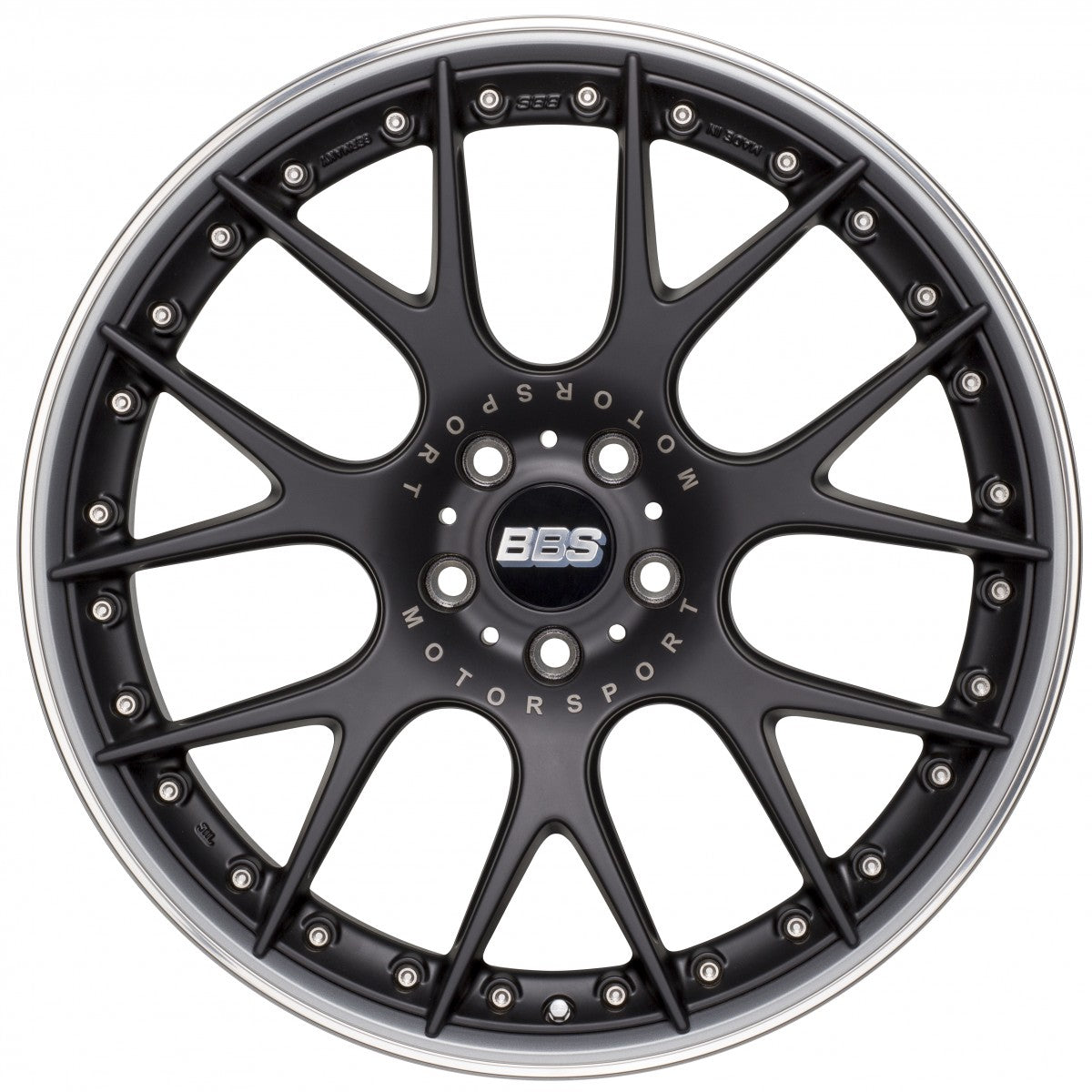 BBS CH-RII schwarz matt 10.5x21 ET17 - LK5/112 ML66.5