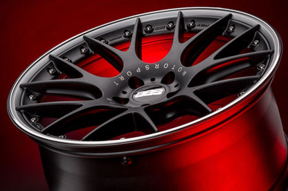 BBS CH-RII schwarz matt 10.5x21 ET17 - LK5/112 ML66.5
