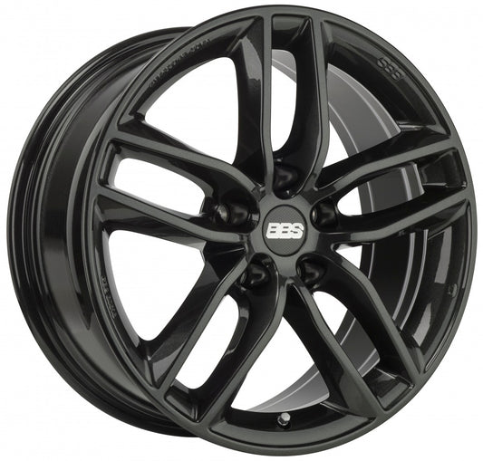 BBS SX kristall-schwarz 8x18 ET45 - LK5/120 ML82