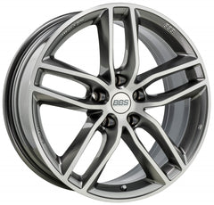 BBS SX platinum silber diamantgedreht Alufelge 9x20 Zoll ET42 LK 5x114.3 ML82