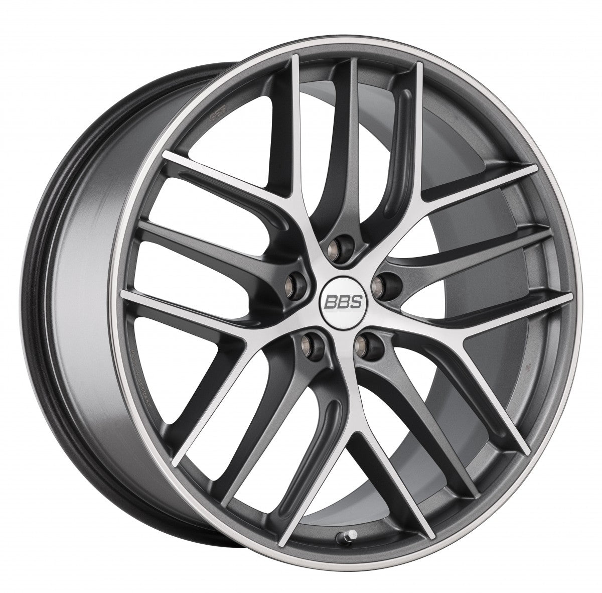 BBS CC-R graphit diamantgedreht matt 8.5x20 ET40 - LK5/114.3 ML82