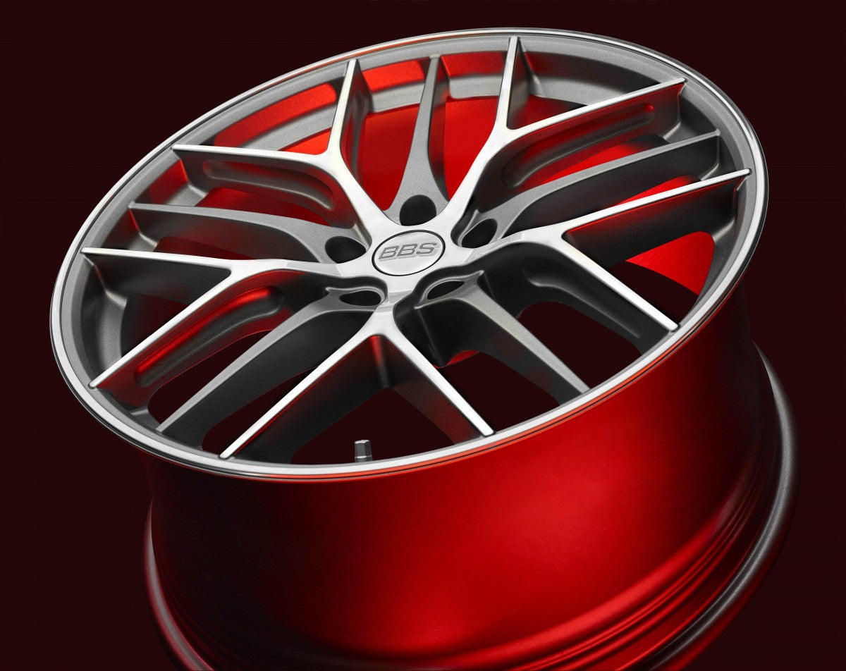 BBS CC-R graphit diamantgedreht matt 8.5x20 ET40 - LK5/114.3 ML82