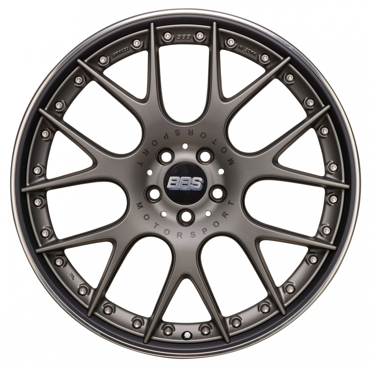 BBS CH-RII platinum matt Alufelge 11.5x22 Zoll ET34 LK 5x120 ML82 – Bild 2