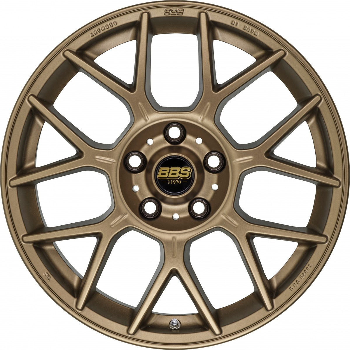 BBS XR bronze matt Alufelge 8x18 Zoll ET40 LK 5x114.3 ML82 – Bild 2