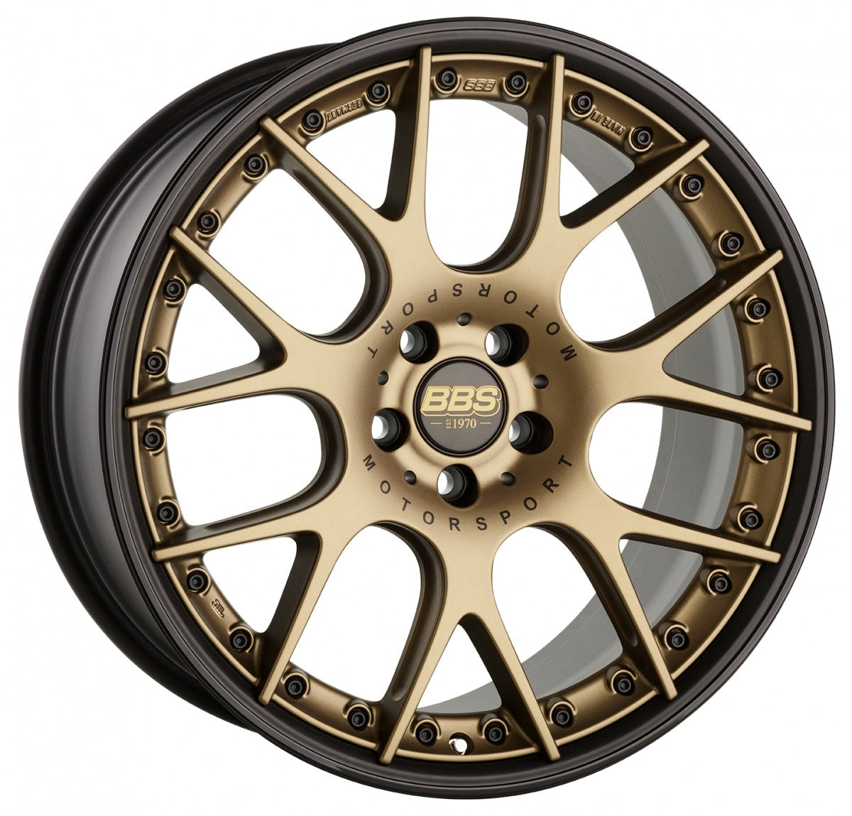 BBS CH-RII bronze matt schwarz 9.5x22 ET22 - LK5/112 ML66.5