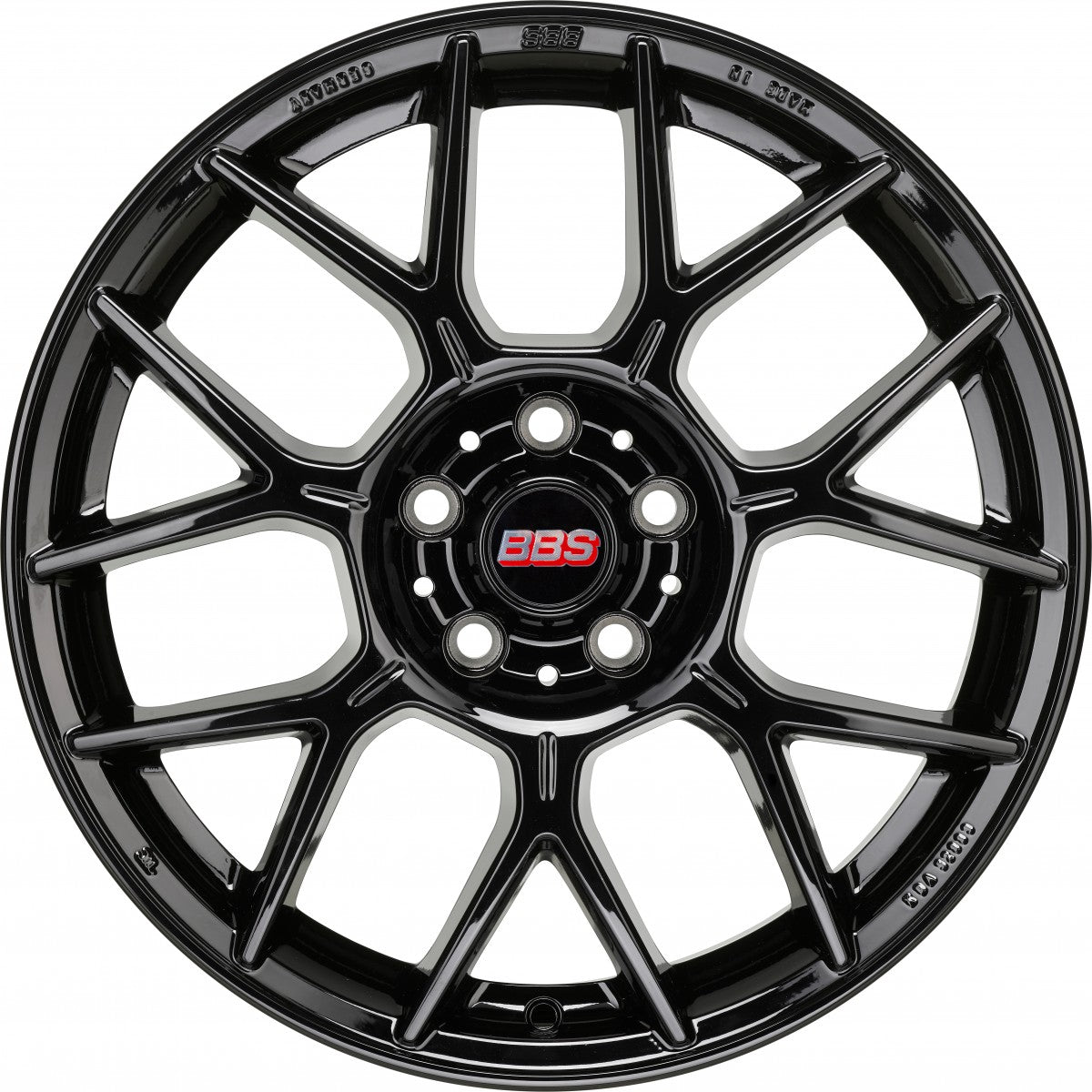 BBS XR schwarz Alufelge 8.5x19 Zoll ET38 LK 5x112 ML82 – Bild 2