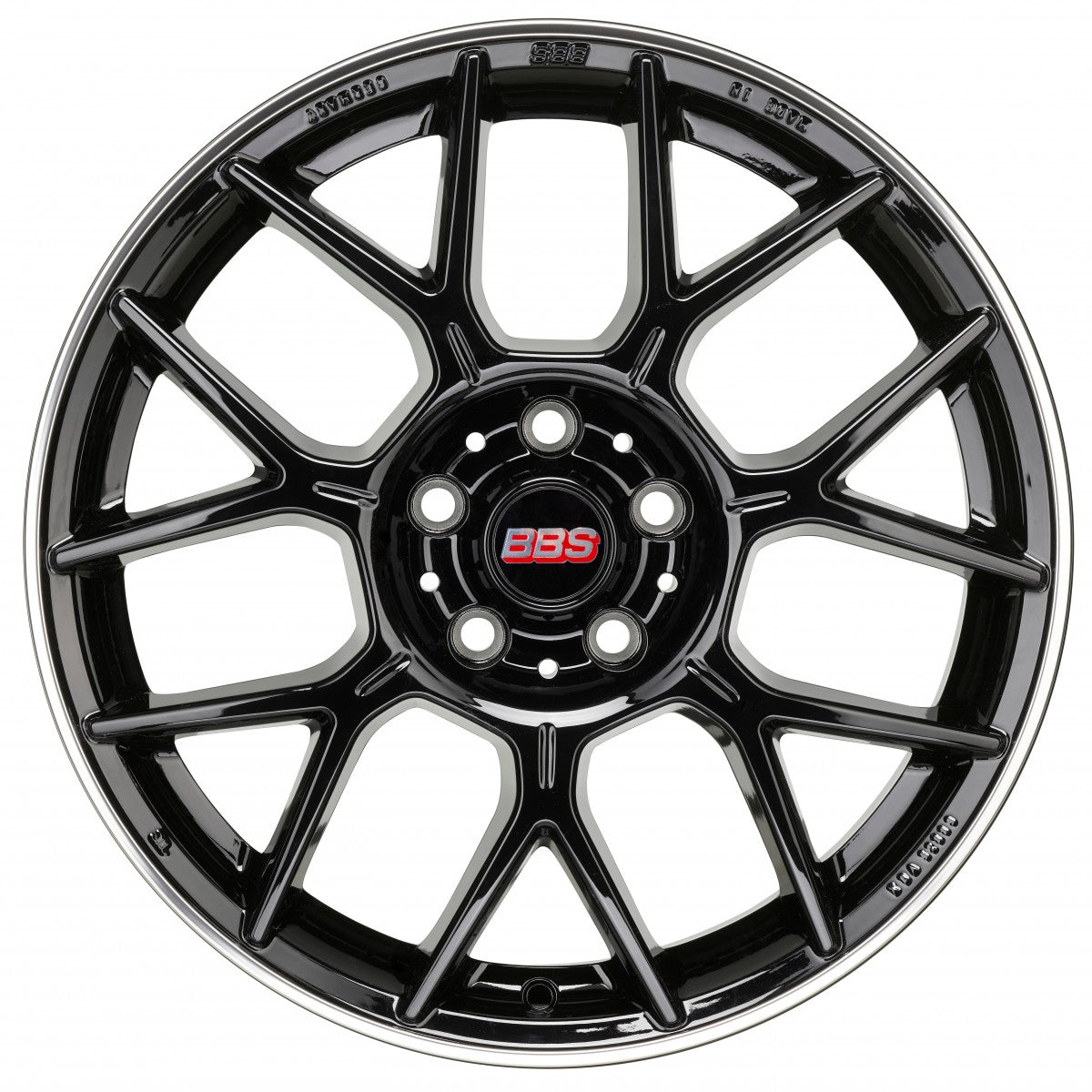 BBS XR schwarz Alufelge 8.5x19 Zoll ET38 LK 5x112 ML82 – Bild 3
